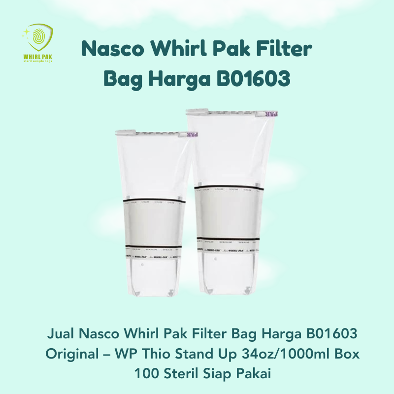 Nasco Whirl Pak Filter Bag Harga B01603
